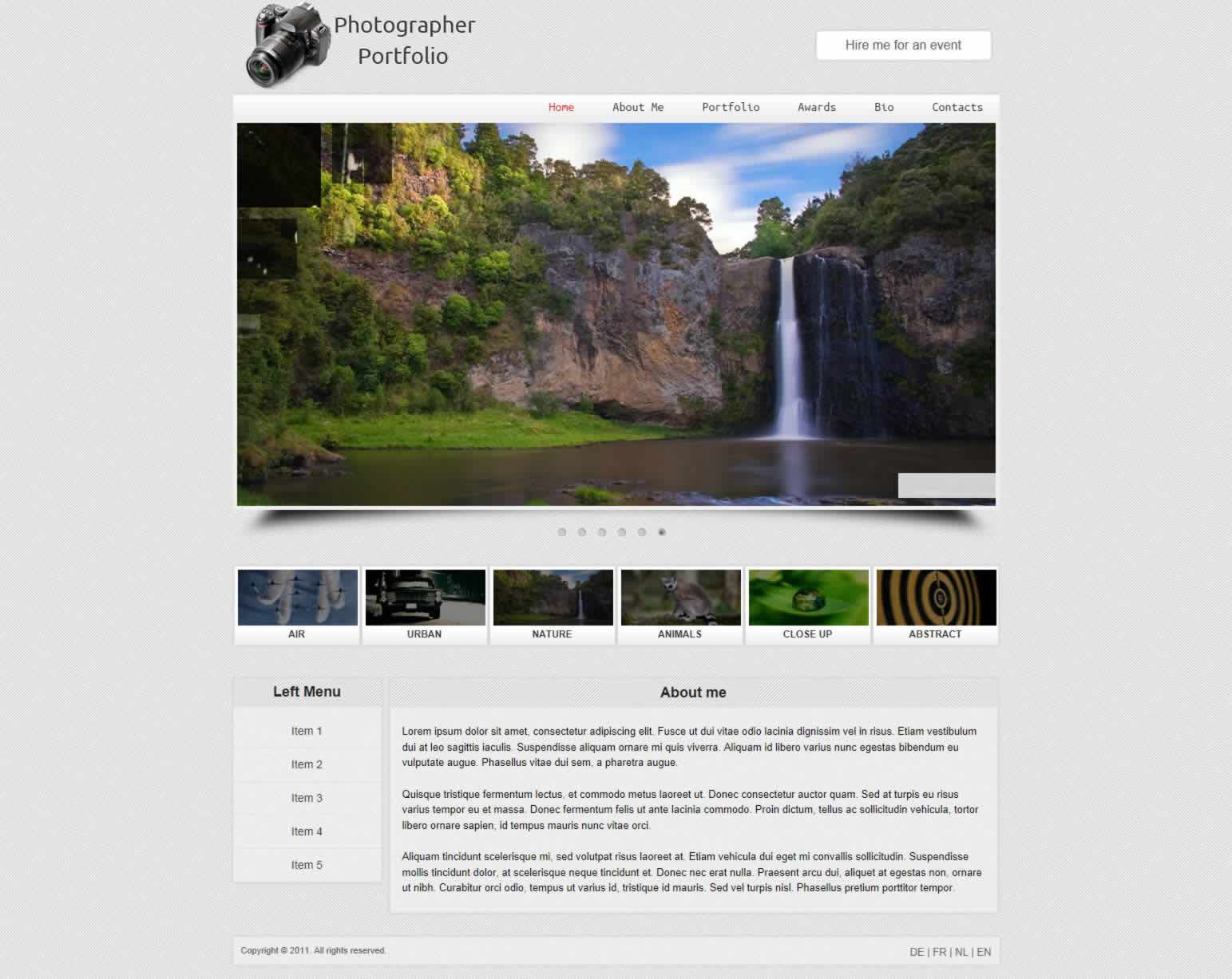 Visual Portfolio Design